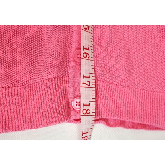 Merona Women's Cardigan Favorite Knit Textured Pink Sweater Size M - Picture 6 of 16